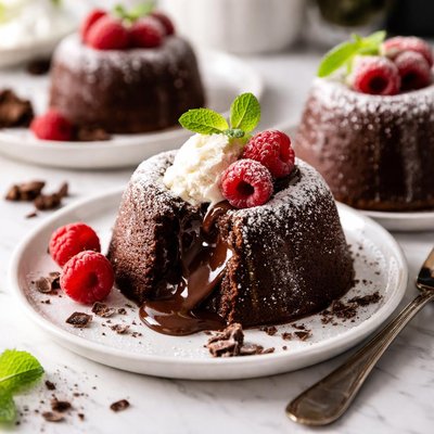 Image of Individual Chocolate Lava Cakes