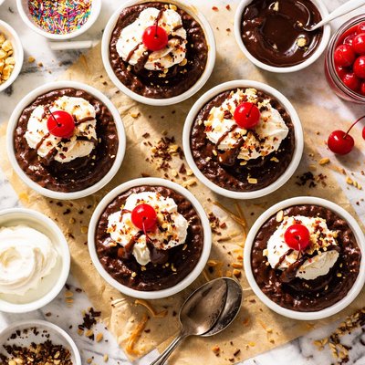 Image of Individual Hot Fudge Sundae Cakes