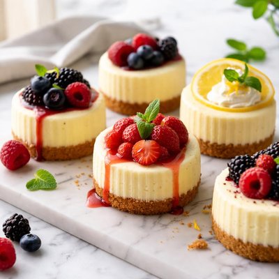 Image of Individual Mini Cheesecakes