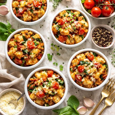 Image of Individual Savoury Bread Puddings