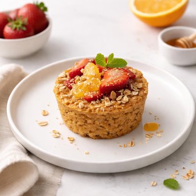 Image of Individual Strawberry Orange Baked Oatmeal