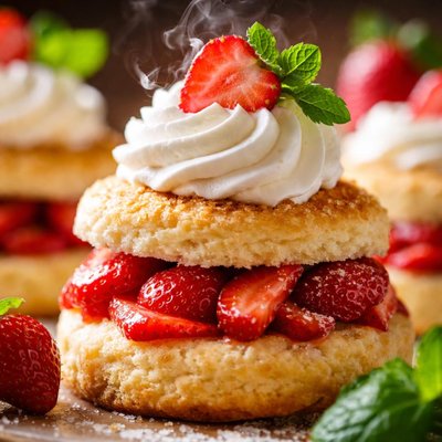 Image of Individual Strawberry Shortcakes by Paula Deen