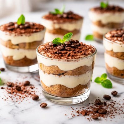 Image of Individual Tiramisu Cups