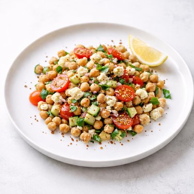 Image of Insanely Easy Chickpea Salad