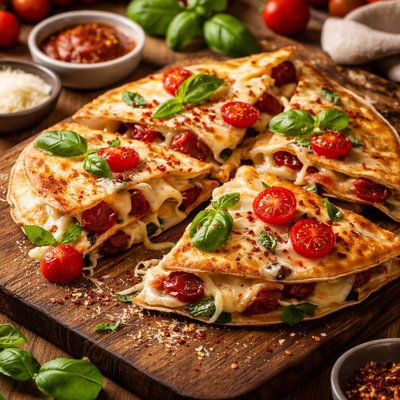 Image of Inside Out Pizza Dilla Margerita