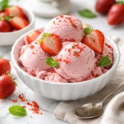 Image of Instant Blender Strawberry Ice Cream