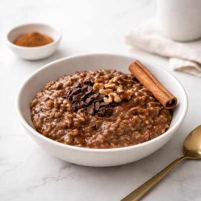 Image of Instant Chocolate Oatmeal with Cinnamon