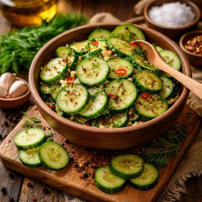 Image of Instant Pickled Cucumbers