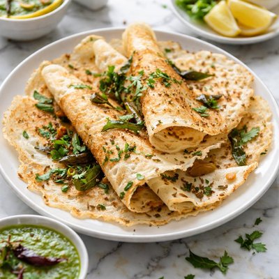 Image of Instant Rava Dosa Semolina Pancakes