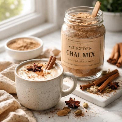 Image of Instant Sugar Free Spiced Chai Mix