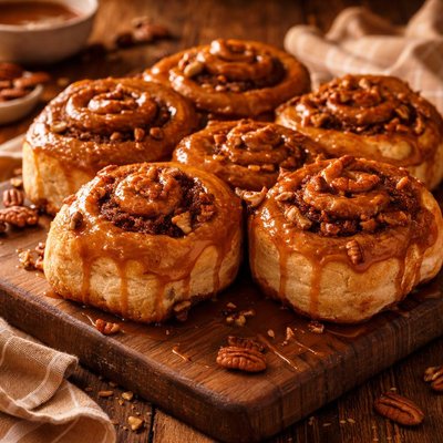 Image of Iowa State Fair Sweet Dough Caramel Cinnamon Rolls