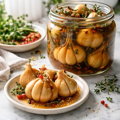 Image of Iranian Sugar Pickled Garlic