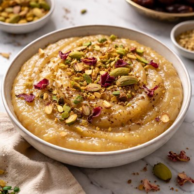 Image of Iraqi Halwa of Toasted Rice Flour Halawat Timman Gluten Free