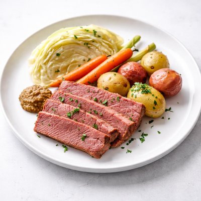 Image of Irish American Corned Beef and Cabbage