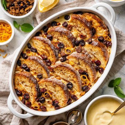 Image of Irish Bread and Butter Pudding