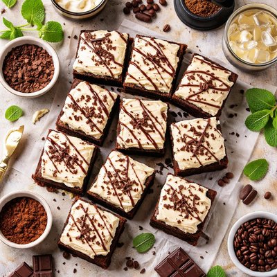 Image of Irish Brownies with Irish Cream Frosting