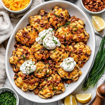 Image of Irish Cheddar and Chive Smashed Potatoes