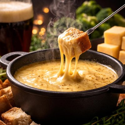 Image of Irish Cheddar and Stout Fondue