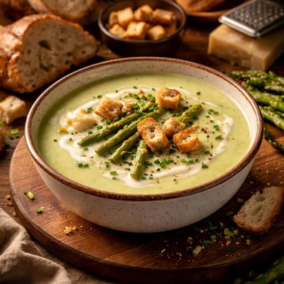 Image of Irish Cream of Asparagus Soup