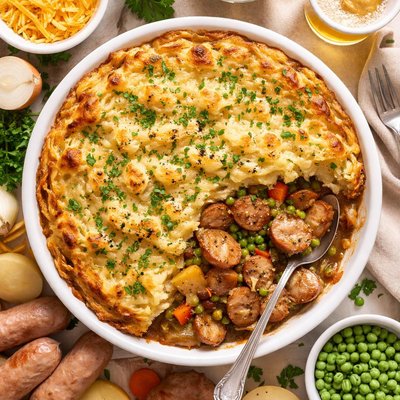 Image of Irish Sausage and Potato Pie