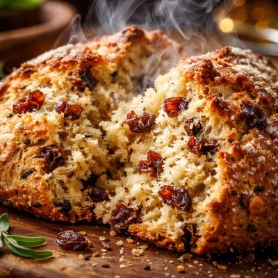 Image of Irish Soda Bread with Raisins and Caraway
