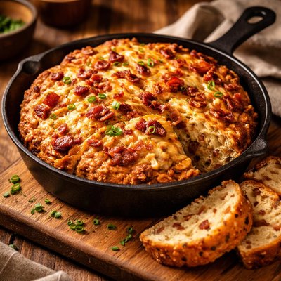 Image of Iron Skillet Bacon Bread