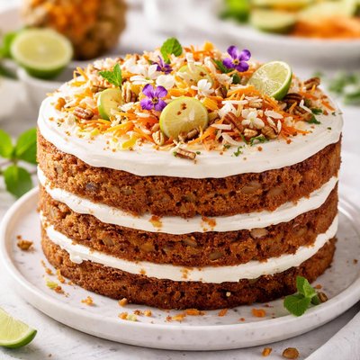 Image of Island Fusion Carrot Cake Vegetarian