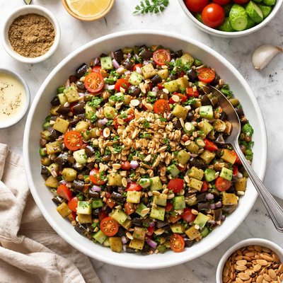 Image of Whole30 Israeli Eggplant Salad