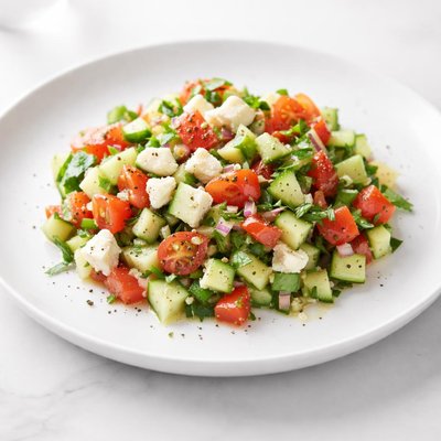 Image of Israeli Salad with Jicama