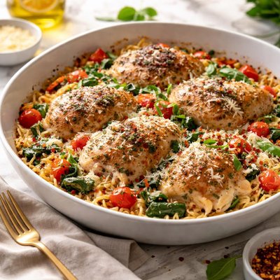 Image of Italian Baked Chicken and Pastina
