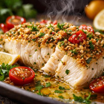 Image of Italian Baked Halibut