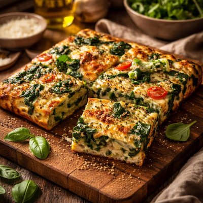 Image of Italian Baked Spinach Omelet