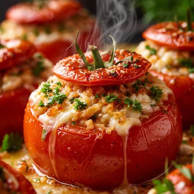 Image of Italian Baked Stuffed Tomatoes