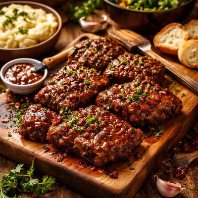 Image of Italian Bbq Cube Steak Rachel Ray