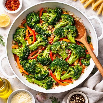 Image of Italian Broccoli with Peppers
