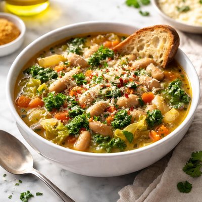 Image of Italian Cabbage Bean Soup