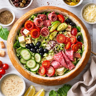 Image of Italian Chef Salad Bread Bowl