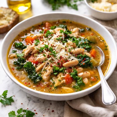 Image of Italian Chicken and Cannellini Soup