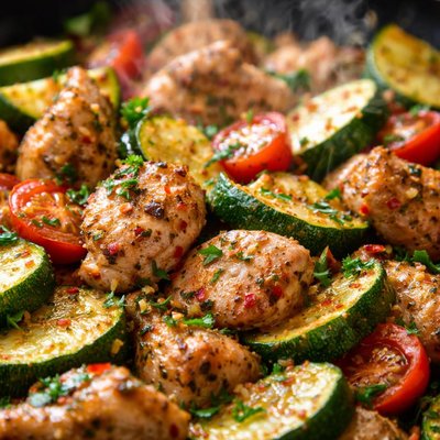 Image of Italian Chicken and Zucchini