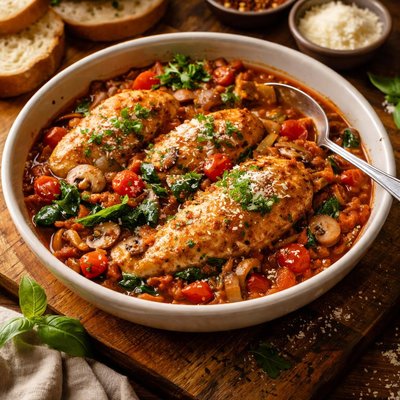 Image of Italian Chicken Crock Pot Slow Cooker