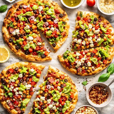 Image of Italian Chopped Salad Pizzas