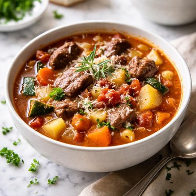 Image of Italian Countryside Beef Soup for the Crock Pot