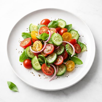 Image of Italian Cucumber Tomato Salad