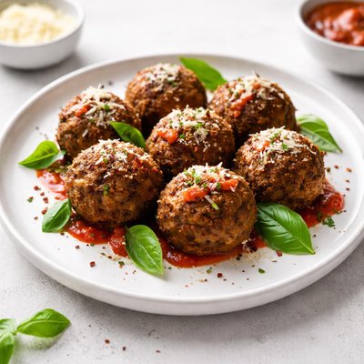 Image of Italian Eggplant Balls Use Just Like Meatballs Fry or Bake