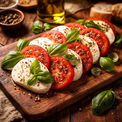 Image of Italian Flag Salad Caprese