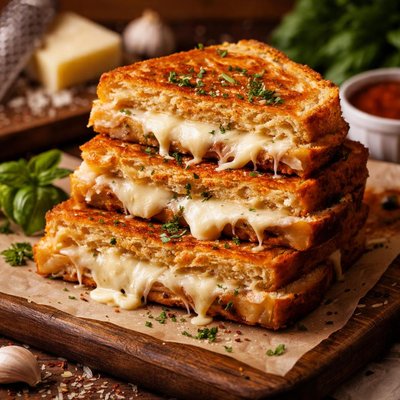 Image of Italian Four Cheese Grilled Cheese