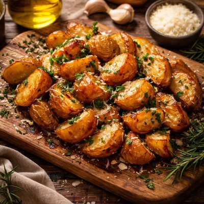 Image of Italian Garlic Roasted Potatoes