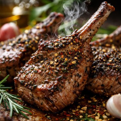 Image of Italian Herb Rubbed Lamb Chops