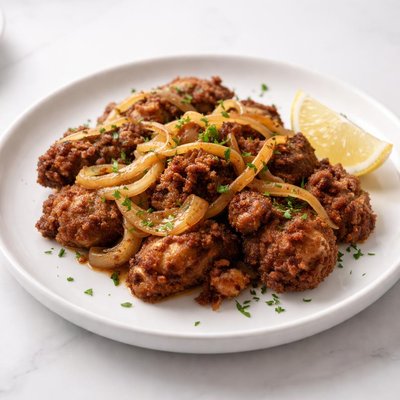 Image of Italian Inn Fried Chicken Livers and Onions