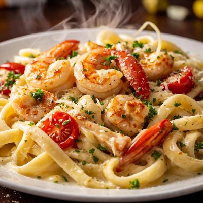 Image of Italian Inn Seafood Fettuccini